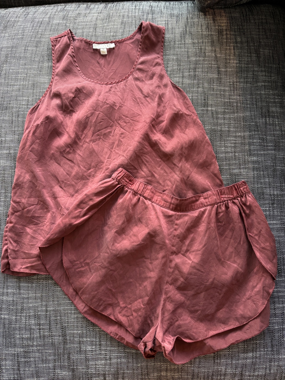 Lunya Washable Silk Tulip Back Set Mauve - Small